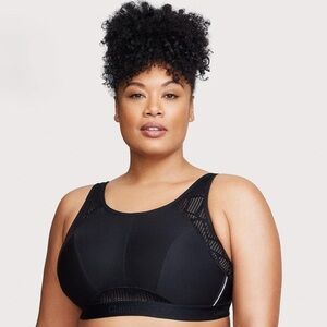 GLAMORISE 36H No-Sweat Mesh Sports Bra 1068